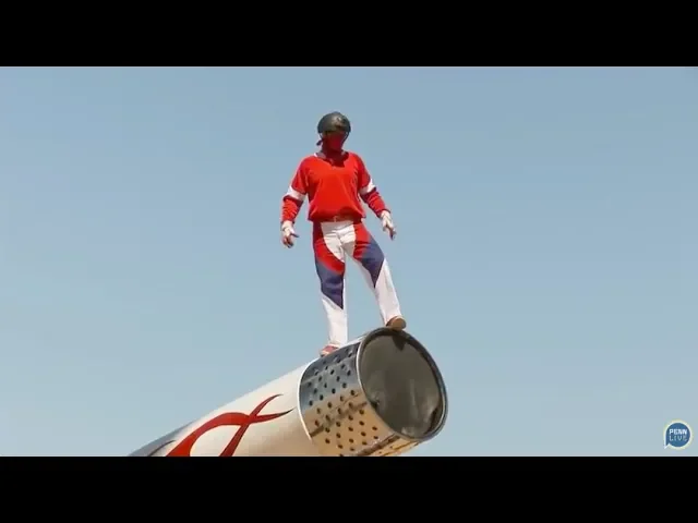 Human cannonball David 