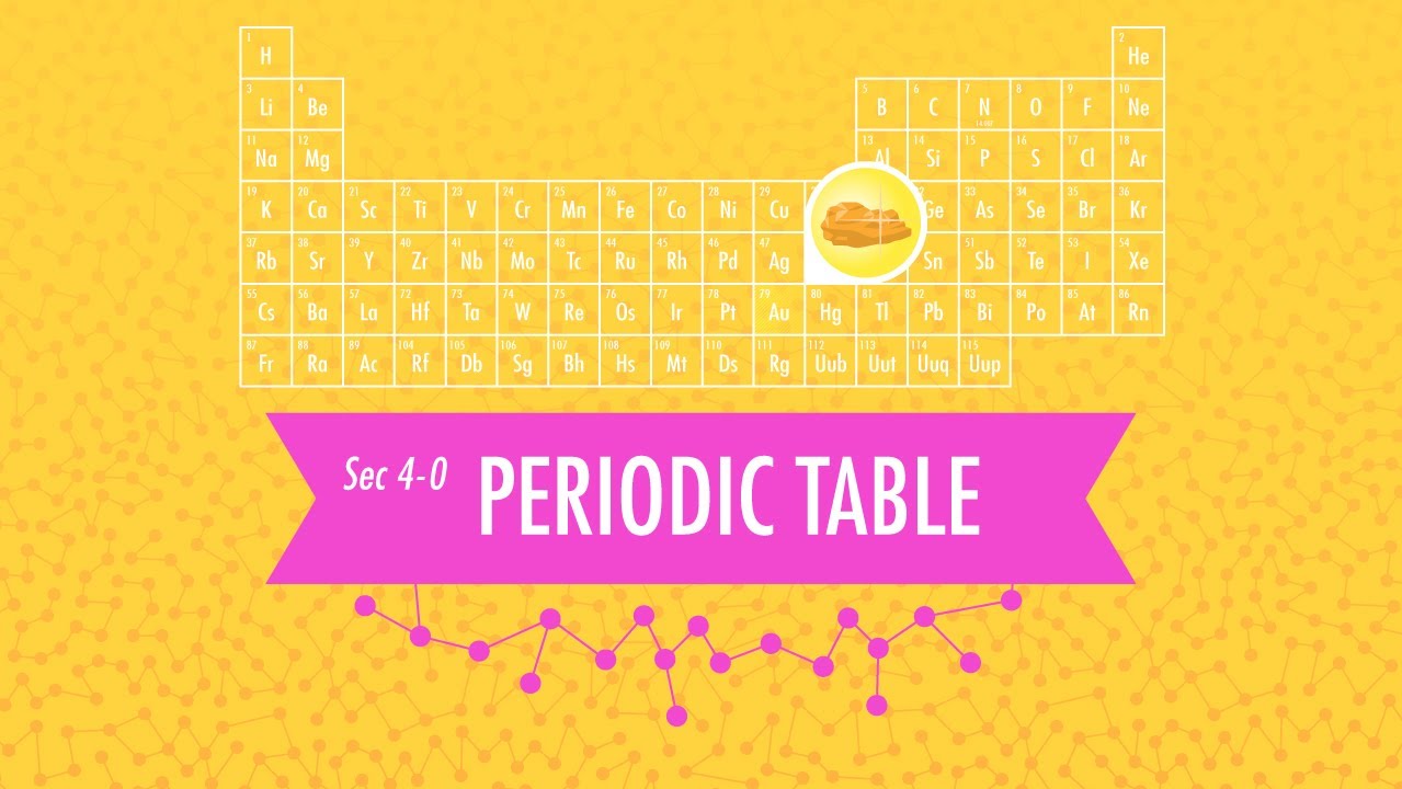 The Periodic Table: Crash Course Chemistry #4 cover