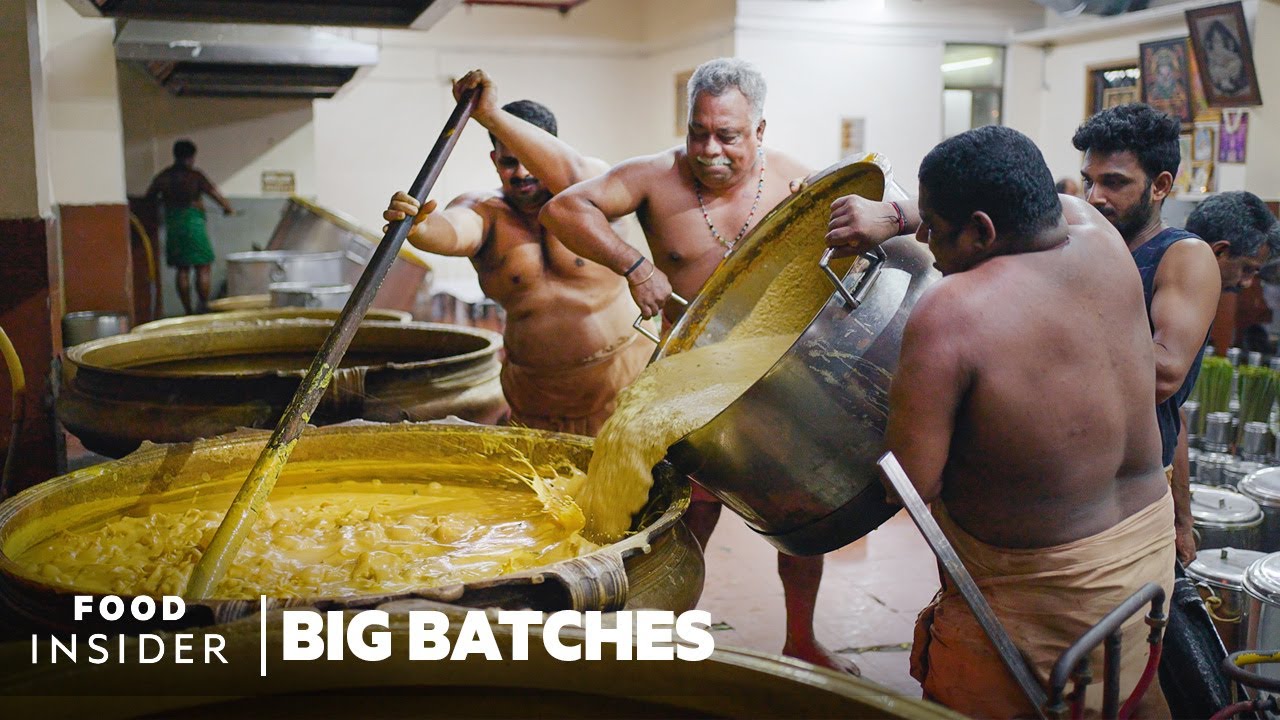 How 150,000 People Are Fed For Onam In Kerala, India | Big Batches | Insider Food cover