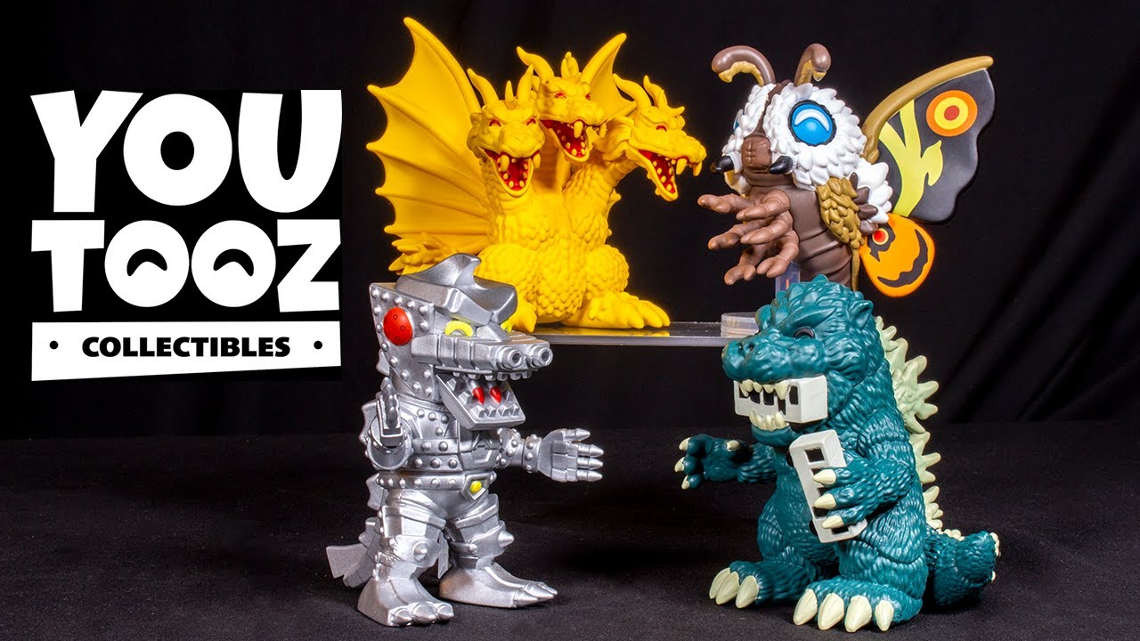 Godzilla Classic YouTooz Figures Review cover