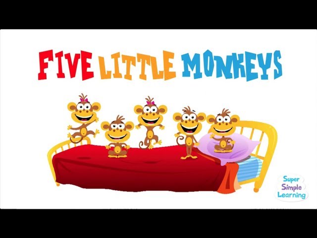 Five Little Monkeys | Super Simple Songs cover