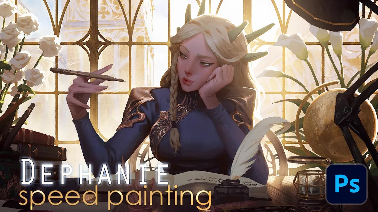 Dephanie - speed painting (Time-lapse) cover