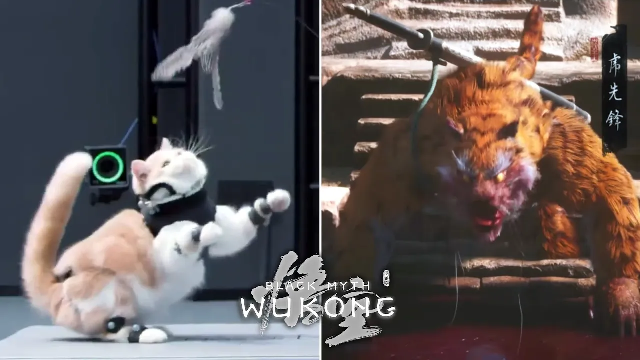 Black Myth: Wukong - Cat Motion Capture | Behind the Scenes