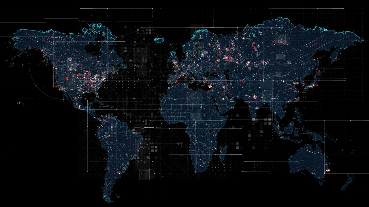 Digital World Map