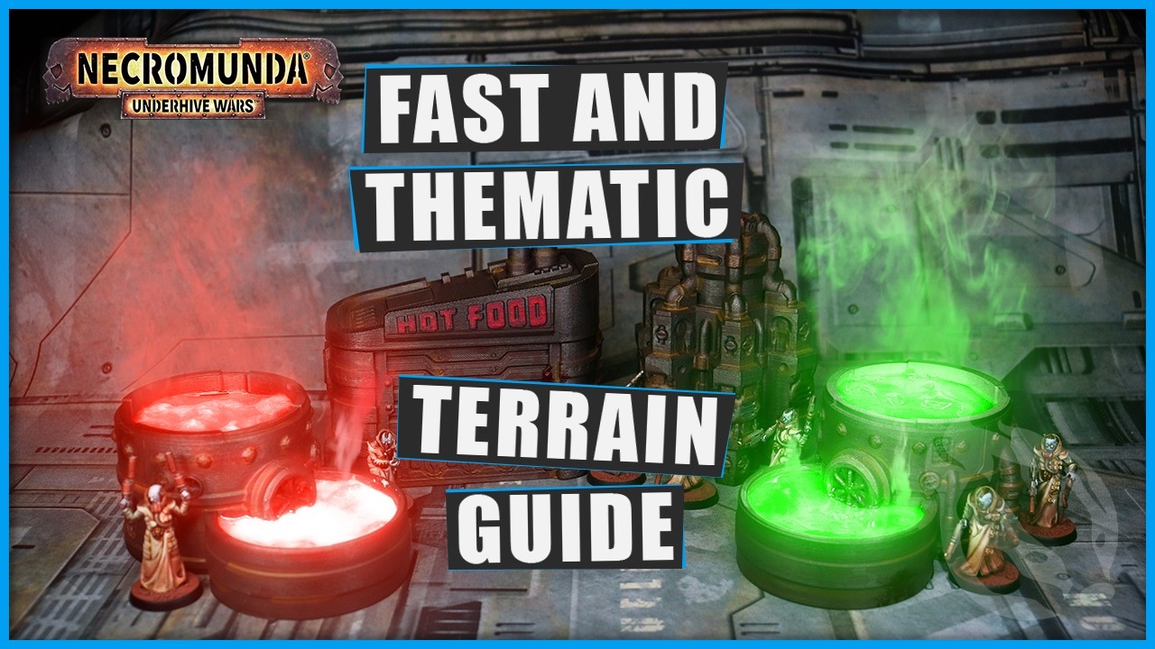 An Introduction and Easy Guide to Printing and Painting Terrain for Necromunda and Warhammer 40k cover