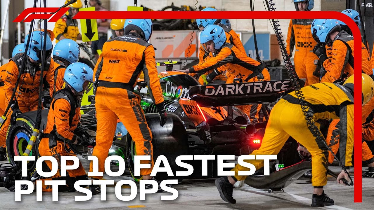 Top 10 Fastest Pit Stops Of All Time | DHL cover