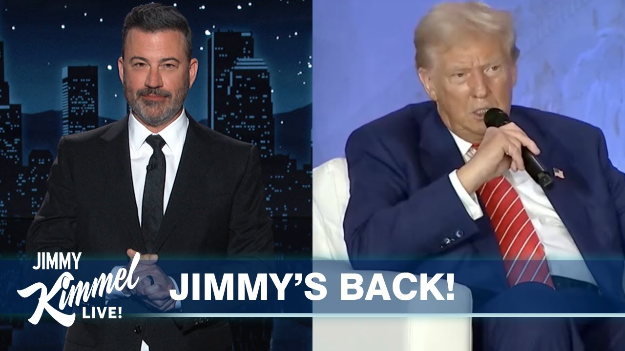 Jimmy Kimmel Recaps All the Crazy Stuff Donald Trump Did Over the Summer cover