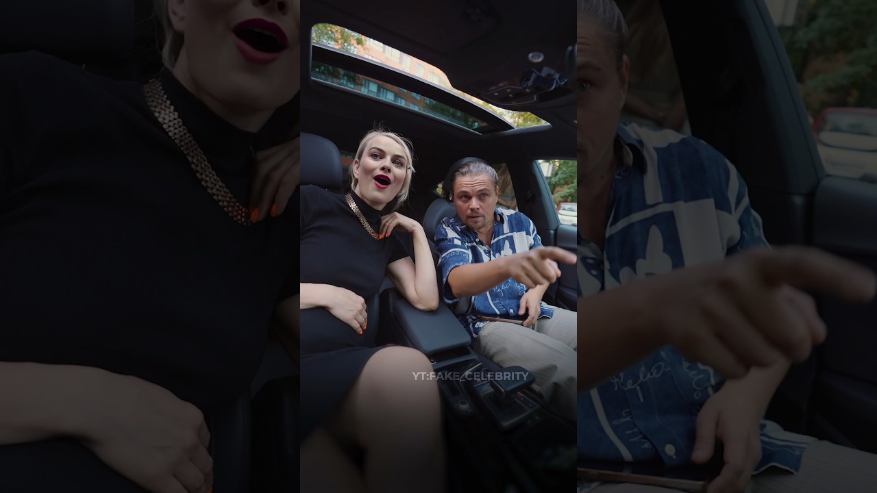 Here is the original video, it was scary and funny😱😅#fakecelebrity #dicaprio #margotrobbie #shorts