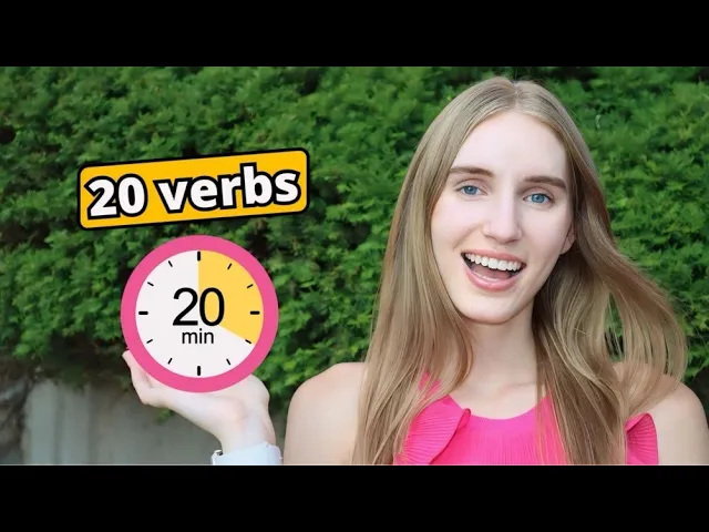 Learn 20 Verbs in 20 Minutes cover