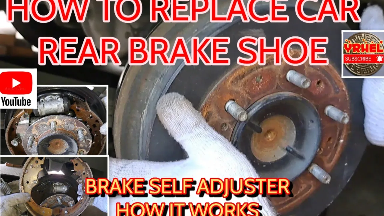 HOW TO REPLACE TOYOTA HIACE REAR BRAKE SHOE,  BRAKE SELF ADJUSTER How it works cover